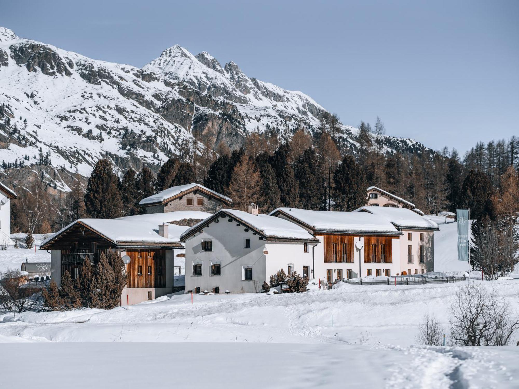 Hotel Chesa Pool Sils Maria Exterior photo